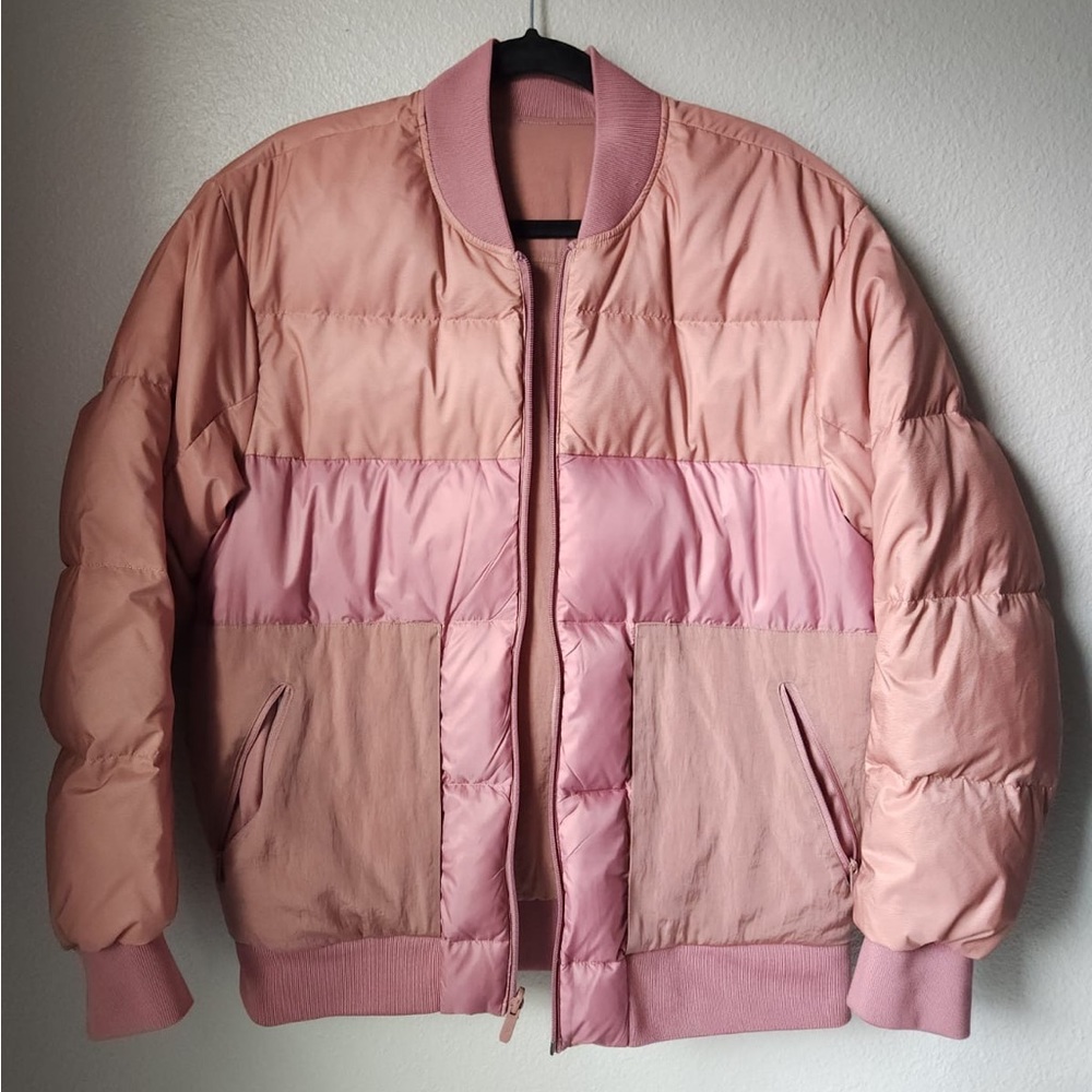 Lululemon Roam Far Bomber Jacket Pink - image 1